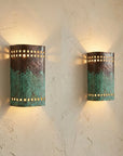 Verdigris Copper Wall Sconce – Rustic Up & Down Light