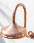 Handmade Copper Rain Shower with Curved Wall Arm