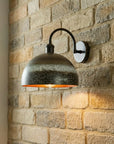 Handmade Aged Copper Dome Wall Sconce – Rustic Farmhouse Outdoor Light