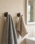 Aged Copper Double Coat Hook – Rustic Wall Hanger