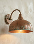 Handmade Hammered Copper Wall Sconce – Rustic Outdoor Patio Light