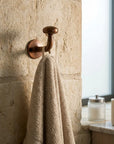 Solid Copper Mushroom Wall Hook for Robes & Towels