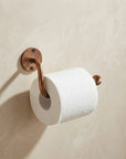 Aged Copper Wall Toilet Roll Holder – Rustic Bath Hardware