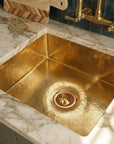 Hammered Brass Bar Sink for Luxury Kitchen Counters