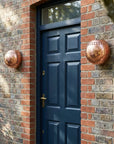 Handmade Hammered Copper Wall Sconce – Rustic Round Accent Light