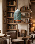 Oxidized Copper Pendant Light – Handmade Rustic Hanging Lamp
