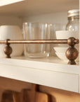 Aged Copper Cabinet Shelf Rail – Vintage Kitchen Guard Bar