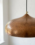 Handmade Hammered Copper Dome Pendant Light for Kitchen Island