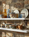 Handmade Aged Copper Gallery Rail for Kitchen Shelves