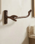 Rustic Copper Branch Toilet Paper Holder – Wall Mount Bath Rail
