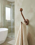 Rustic Aged Copper Wall Hook for Towels, Robes & Coats
