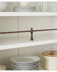 Aged Copper Shelf Rail – Decorative Kitchen Gallery Bar