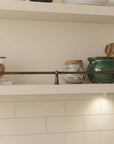 Handmade Aged Copper Shelf Rail – Rustic Kitchen Gallery Guard