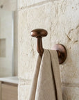 Solid Copper Mushroom Wall Hook for Robes & Towels