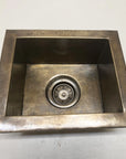 Handmade Antique Brass Undermount Kitchen Sink – Rustic Farmhouse Basin