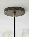 Handmade Oxidized Copper Drum Pendant Light – Rustic Ceiling Lamp