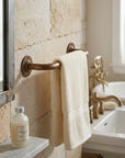 Antique Copper Bathroom Towel Bar – Farmhouse Wall Rail