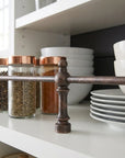 Aged Copper Shelf Rail – Decorative Kitchen Gallery Bar