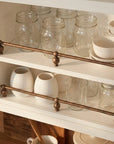 Aged Copper Cabinet Shelf Rail – Vintage Kitchen Guard Bar
