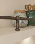 Handmade Aged Copper Shelf Rail – Rustic Kitchen Gallery Guard