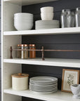 Aged Copper Shelf Rail – Decorative Kitchen Gallery Bar