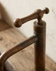 Aged Copper Vessel Sink Faucet – Rustic Single Hole Tap
