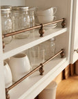 Aged Copper Cabinet Shelf Rail – Vintage Kitchen Guard Bar
