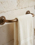 Antique Copper Bathroom Towel Bar – Farmhouse Wall Rail
