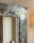 Oxidized Copper Vanity Mirror – Wabi Sabi Wall Decor