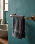 Antique Copper Bathroom Towel Bar – Farmhouse Wall Rail