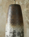 Handmade Oxidized Copper Cylinder Pendant Light – Rustic Tall Ceiling Lamp