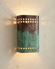 Verdigris Copper Wall Sconce – Rustic Up & Down Light