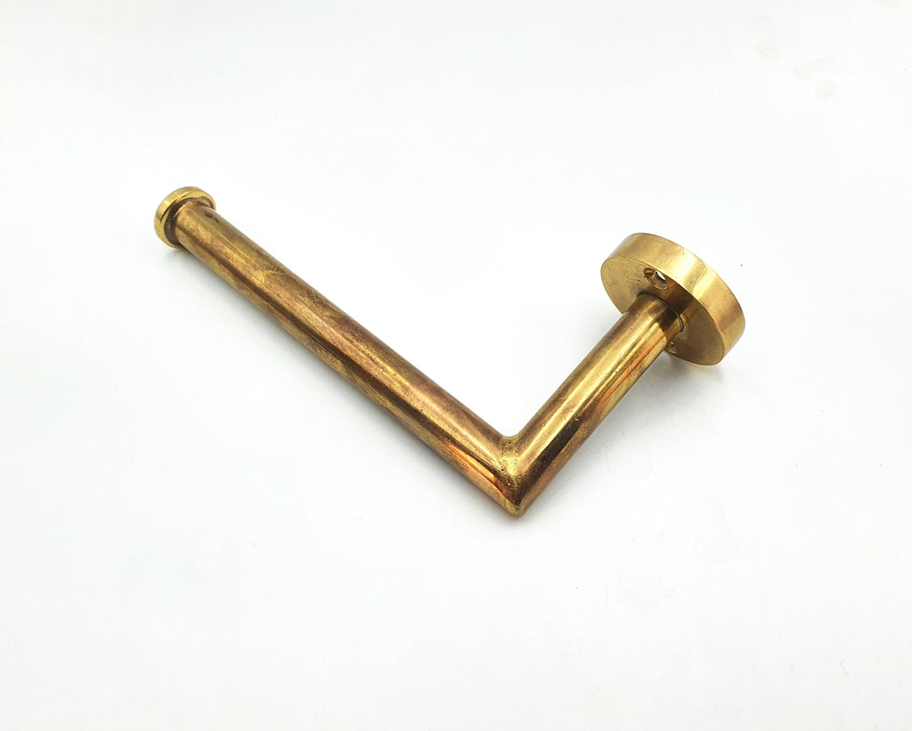 Unlacquered Brass Toilet Paper Holder, Wall Mounted Towel Holder