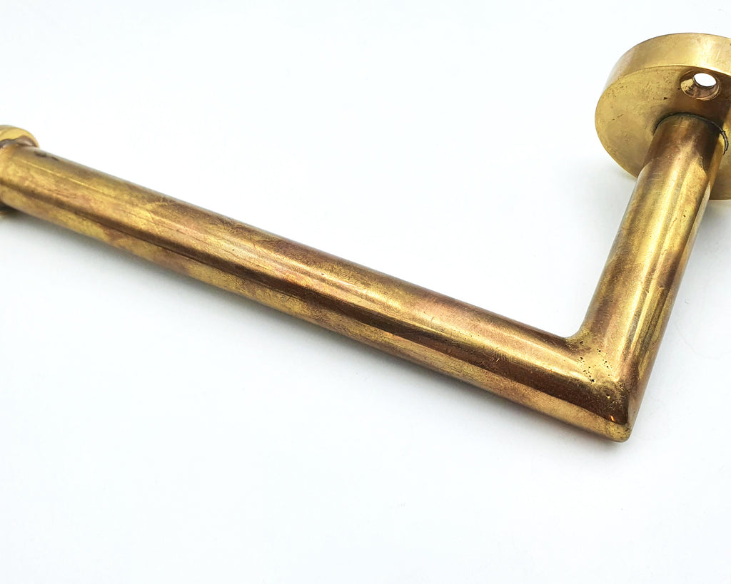 Unlacquered Brass Toilet Paper Holder, Wall Mounted Towel Holder