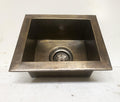 Undermount Antique Brass Kitchen Sink, Handmade Vintage Rustic Brass Sink, Solid Brass Drop in Sink
