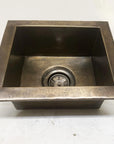 Handmade Antique Brass Undermount Kitchen Sink – Rustic Farmhouse Basin