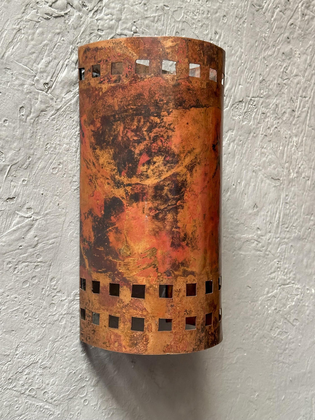 Copper Outdoor Wall Light Fixtures, Half Round Wall Sconce Lamp, Copper Outdoor Sconce Lighting