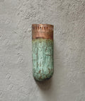 Green Patina Copper Wall Sconce, Copper Hanging Scones Hallway
