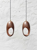 Set of 2 Hammered Copper Pendant Lights – Handmade Vintage Farmhouse Ceiling Lamps, Sculptural Oxidized Hanging Lighting for Kitchen Island