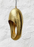 Hammered Solid Brass Hanging lamp ,  Handmade Sculptural Ceiling Lamp Kitchen Island ,Dining Room Light Fixture